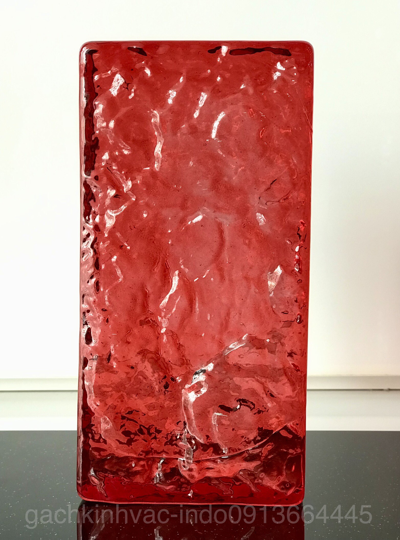 GẠCH KÍNH KHỐI ĐẶC - RED